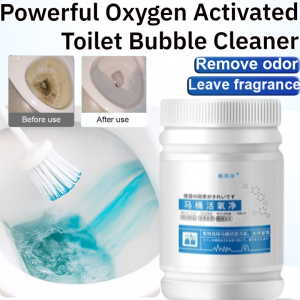 Toilet Cleaning Foam Oxygen Bubble Cleaner Household Activated Powder Stain Remover Deodorizer Toilet Care