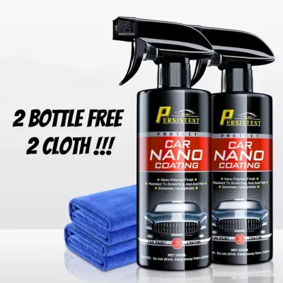 Car Nano Coating Spray (2bottles) 500ml Car Polish / Pengilat Kereta / 汽车镀膜剂