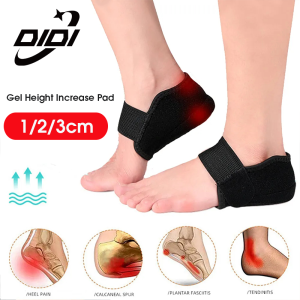 DIDI 1 Pair  Height Increase Insole for Men Women Half Heel Protectors Heightening Shoes Sole Pad Shock Absorption Lift Heighten Foot Cushion