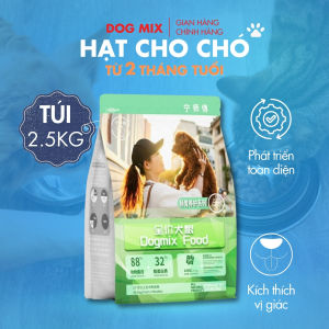 Dogmix Hạt Thức Ăn Dành Cho Cún Siêu Dinh Dưỡng - Túi 05kg - 25kg - Trộn thịt bò cá hồi phô mai