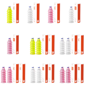 6/12pcs Windproof Nylon bedminton cầu lông cầu lông bóng thay thế ánh sáng tập tạ cầu lông cho trong nhà và ngoài trời