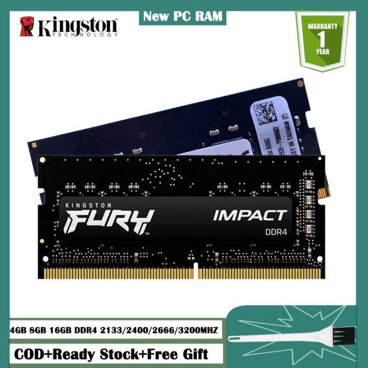 【จัดส่งฟรี】Kingston DDR4 RAM 16GB 32GB 8GB 3200/2666/2400/2133MHz ...