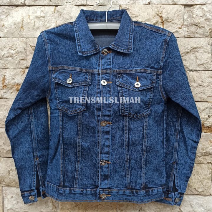 JAKET JEANS CEWEK SNOW | Lazada Indonesia