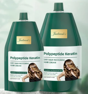 [Avoiding Tangles] JUELREOU Polypeptide Keratin Hydrating Smoothing Hair Damage Repair Cream Hair Mask Repair Frizz Dry Hair Conditioner  Polypeptide keratin for damaged hair