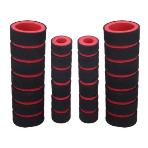4Pcs Motorcycle Bike Sponge Grip Cover Anti-skid Sponge Bike Grips Bicycle Handle Bar Foam Sponge Cover Universal Comfort Sponge Foam Handle Bar Handlebar Cover Motorcycle Accessories