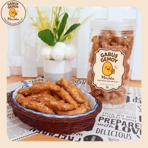 Mrs.Julia Cemilan Ringan Organik Cemilan Lembut Kemasan Karton Bebas Gluten - Gabus Gemoy Gurih Renyah