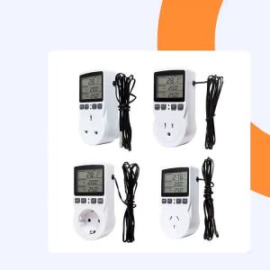 KT3100 Thermostat Digital Temperature Controller Socket Timer Switch Sensor Heating Cooling 16A 220V for Home