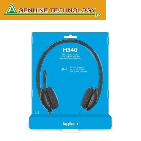 Logitech H340 USB Headset with Noise Cancelling Mic 981