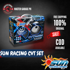 SUN RACING CVT Set for NMAX (Pulley Set w/ DriveFace & Bushing11g ball 1krpm center Assy&Bell)