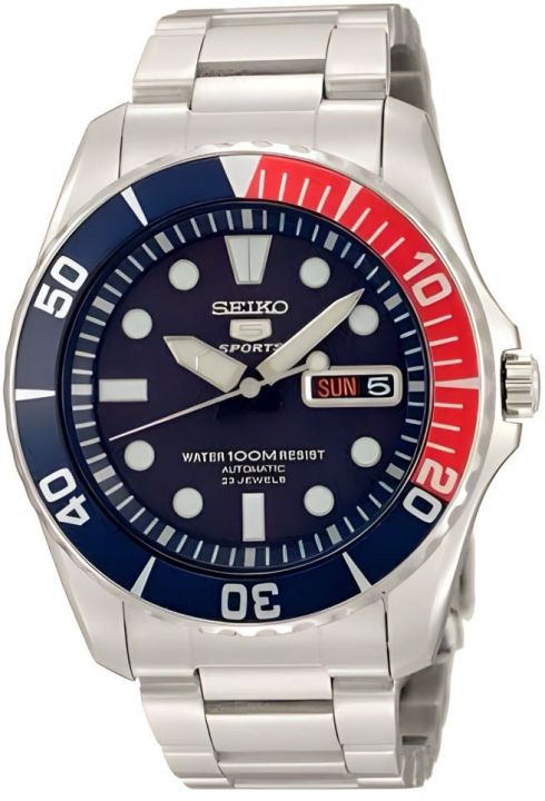 Seiko 5 sales automatic pepsi