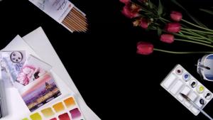 Sơn màu nước trắng Nga 10ml dụng cụ vẽ tranh màu nước bảng màu acuarelas đồ dùng mỹ thuật