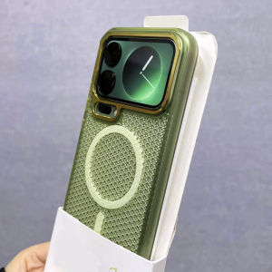 Cooling Breathable Heat Dissipation Magne Case For XiaoMI 17 ProMax 15 14 Pro Ultra For Magsafe Crystal Clear Matte Cover