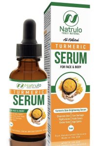 Serum làm sáng da Natrulo TURMERIC SERUM FOR FACE & BODY 1 oz sạch da giảm thâm mụn giảm sẹo và làm đều màu da của Mỹ