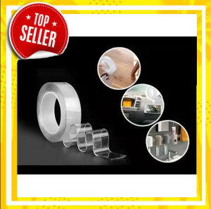 Double Tape Bening 2 Sisi Nano Gel Isolasi Ajaib Serbaguna Super Kuat
