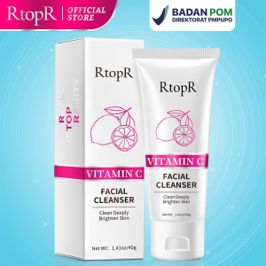 RtopR Sabun Pembersih Muka Pencerah Pemutih Vitamin C Pembersih Wajah Whitening Face Wash Oil Control Skin Care pembersih wajah glowing