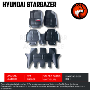 Hyundai Stargazer Premium Diamond Deep Dish Car Floor Mats