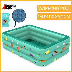 inflatable pool for kids 3 layers swimming pools big size Outdoor Thickened at adult family pool