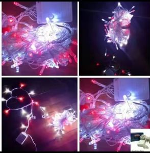 Lampu Hias Tumbler LED Merah Putih 17 Agustus 9 MTR 50 LED - Lampu hias Dekorasi Merah Putih