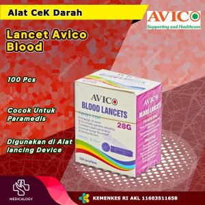Avico Jarum Lancet Easy Touch Nesco GlucoDr Easytouch Gluco Dr 28G