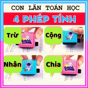 Máy Tạo Phép Tính Cộng Trừ Nhân Chia cho bé Con lăn toán học