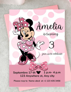 Personalized 4R Birthday Invitation Cards with Envelope - Custom Design & Print