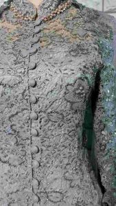 Set Kebaya Akad Nikah Silver & Kebaya Brukat Ibu Hajat