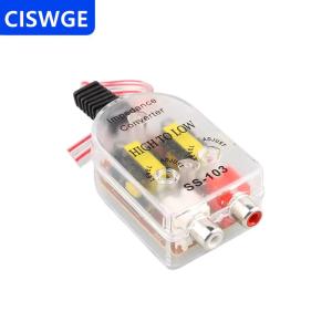 [COD] CISWGE AUTOPARTS 12V phổ xe cao đến thấp Trở kháng chuyển đổi loa để RCA dòng xe chuyển đổi chất lượng cao bộ phận sản phẩm accessorie