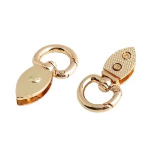 2Pcs Cổ Kim Loại Khóa Kẹp lò xo Dây đeo túi Kết Nối Thực Tế khóa bên Khóa Cho Túi tự làm Phụ Kiện