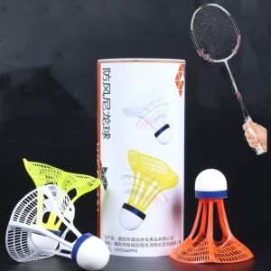NALANILI 3PCS Ngoài trời Đồ dùng thể thao Ổn định Chống gió Cầu Lông Chống gió lông Phụ kiện tập luyện