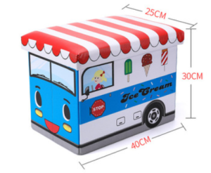 [ SG SELLER ] MyKid Palace Kids Fordable/Collapsible/Multi-purpose Kids Storage Box for Clothes/ Best Toys/Books