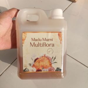 Madu Murni Asli 1kg Nektar Multiflora 100% Pure Raw Honey / Madu Murni Nektar Bunga Multiflora Asli