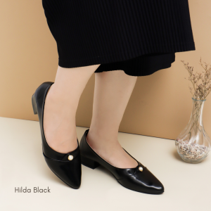 QUINCE Hilda Sepatu Pantofel Wanita Hak 3 cm