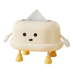 Creative Napkin Dispenser Spring Structure Tissue Box Cover Elegant Napkin Organizer Paper Towel Storage Container