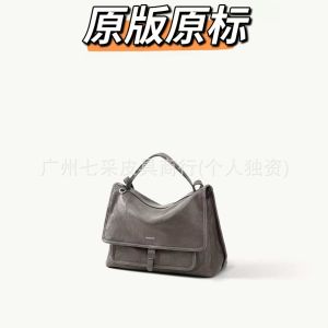 [ Người nổi tiếng ]Son Túi đeo vai da cừu thuộc thảo mộc kiểu túi đưa thư đa năng phong cách thường ngày phù hợp đi làm.
