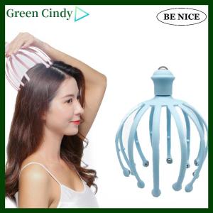 [Green Cindy] 1PC Scalp Massagers With 18 Claws Handheld Head Massage Scratcher For Deep Relaxation Hair Stimulation And Stress Massage
