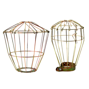 Iron Mesh Protective Cage Cover For Vintage Pendant Lighting Industrial Retro Design Metal Bulb Guard Safe For Indoor Residential Commercial Spaces