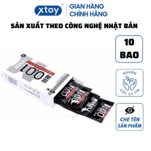 Bao Cao Su 0.01 Hàng nội địa nhật - hộp 10 cái - màu trắng
