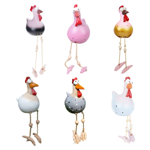 Garden Rooster Statues Sculpture Resin Chicken Animal Yard Art Lawn Ornament Figurine Artwork for Outdoor Backyard Home
