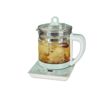 1.8L Multifunction Health Teapot Smart Electric Kettle Thick Premium Glass Electric Heating Kettle Singapore plug