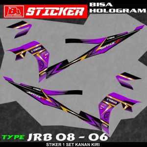 STIKER STRIPING JUPITER Z 115 ROBOT STICKER PREMIUM BISA HOLOGRAM JRB 8