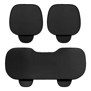 Car Cool Seat Cushion Universal Car Seat Front Back Cover Set Summer Ice Silk Seat Cushion Anti Slip Breathable Kusyen Cover