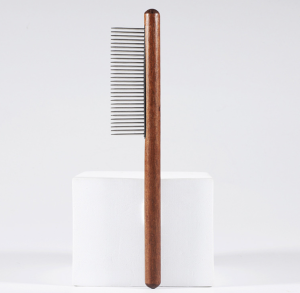 PC-641 แปรงหวีขนแมว สางขนสุนัข หวีไม้เนื้อแข็ง กําจัดหมัด เพื่อความสวยงาม สําหรับสัตว์เลี้ยง 🐶