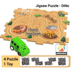 Mainan Electric Rail Car DIY Track Lucu Jigsaw 877 3B | Permainan Labirin Peta Menyenangkan Mainan Mobil Bisa Berjalan Menggunakan Baterai | Permainan Anak Anak Teka Teki Jigsaw | Mainan Murah Mobil Lintasan Puzzle Yang Keren
