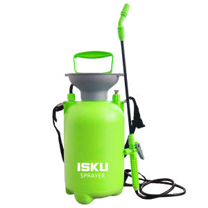ISKU 5L Pressure Sprayer Tangki Semprotan Gendong Pompa Manual Hama Tanaman Stik Panjang Alat Semprot Pupuk Burung Cuci Motor AC Atomisasi Halus Anti Bocor Tahan Jatuh Botol Plastik Tebal Corong Lebar Mudah Diisi Praktis Serbaguna