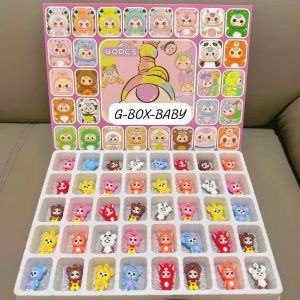 Mainan Surprise Anak Keychains Gantungan Kunci Blind Box Motif Kuromi Lotso Labubu Toblos Sanio Boneka