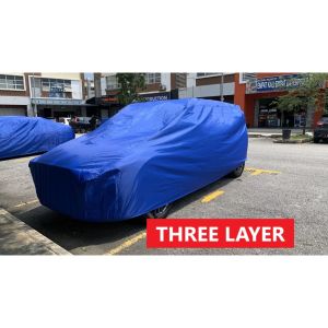 Car Cover Honda HRV Car Body Cover Waterproof Elastic Fabric Car Cover Canvas Exterior Car Body Protection Car Sun Uv Protection Car Rain Coat Anti Scratch Anti Collision SUV Kereta Kain Penutup Selimut Kereta HRV