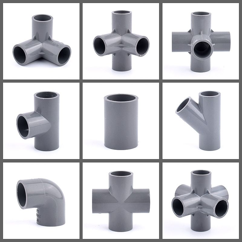 【Popular choice】 Grey 20/25/32/40/50mm Garden Pvc Connector Fittings ...