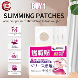 [Singapore Stock Fast Delivery] Herbal Fat Burning Patch 8 Pcs Ginger Extract & Green Tea for Belly Fat