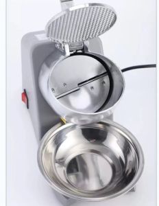 500W Ice Crusher Heavy Duty Ice Shaver Double Blade Stainless Steel High Quality Commercial Smoothie Maker For Home And Business