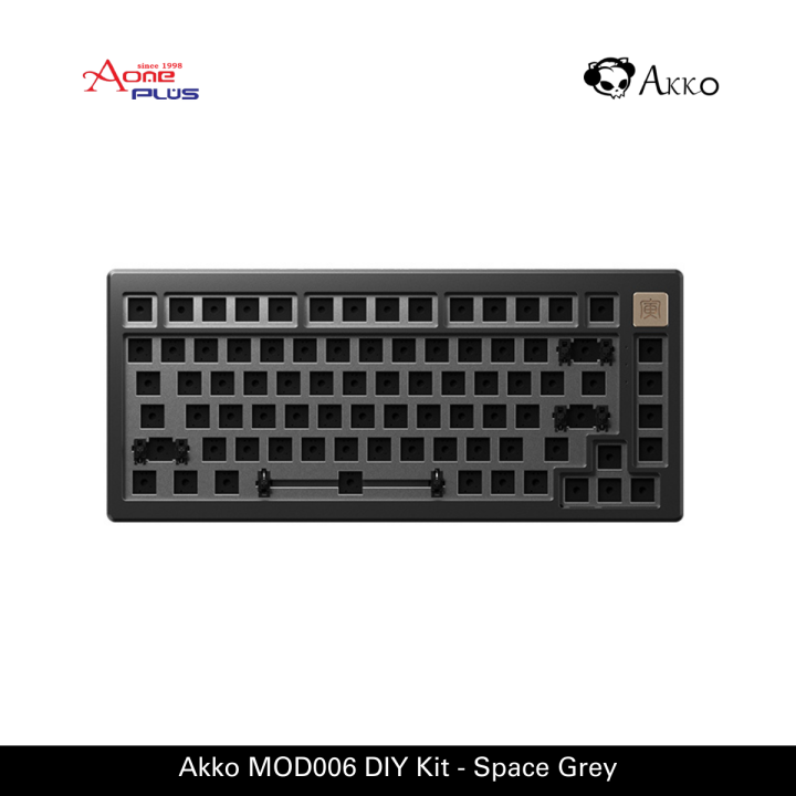(AONE PLUS SS2) Akko MOD006 RGB Hot Swap DIY Kit Gasket Mount with 75 Layout Wired Mechanical